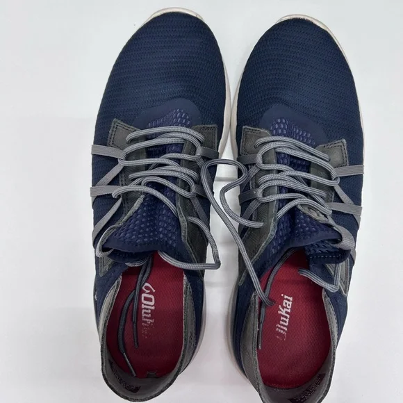 OluKai Men's Navy and Gray Sneakers - Picture 3 of 7